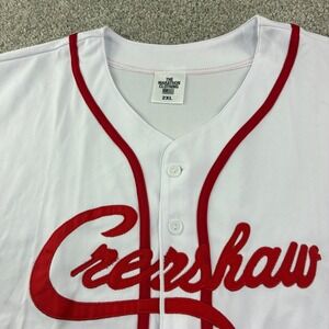 The Marathon Clothing Crenshaw Baseball Jersey Mens 2XL White Red Nipsey Hussle